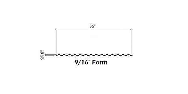 9/16″ Steel Form Deck | O'Donnell Metal Deck