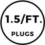 1.5 Foam Plugs Per Foot Icon