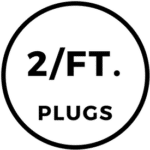 2 Foam Plugs Per Foot Icon