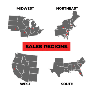 National Joist Sales Map