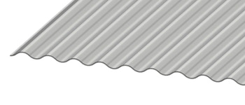 2 1/2" Corrugated Metal Panel Closeup