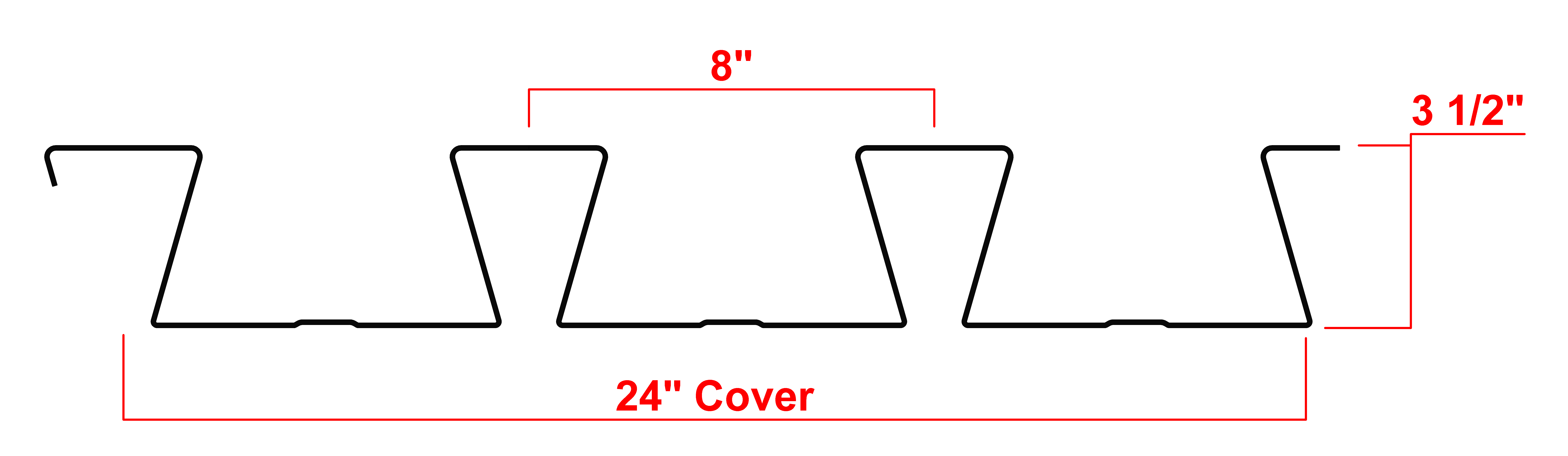 3.5 Dovetail Deck Profile