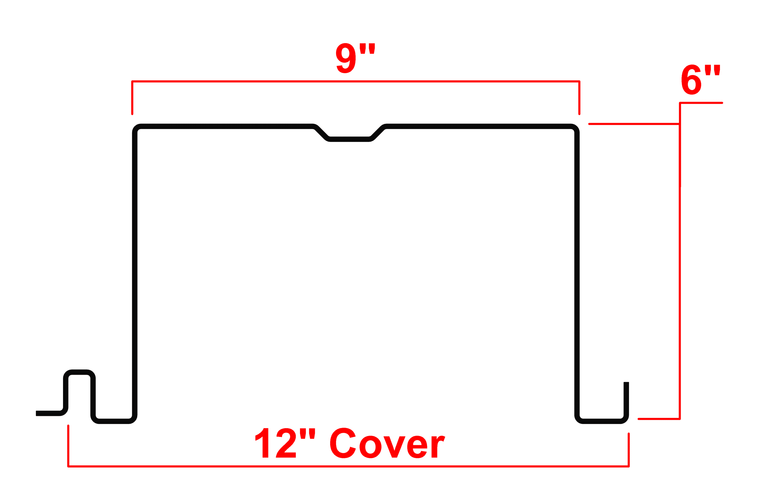 6" Type H Deck Profile