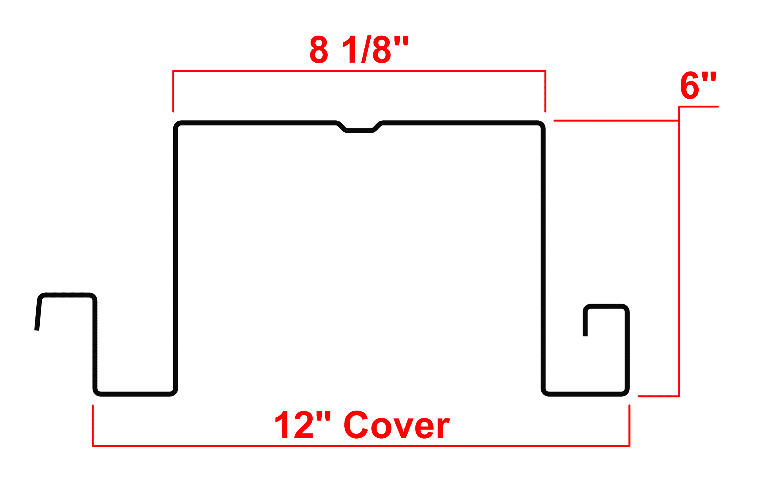 6" Type LS Deck Profile