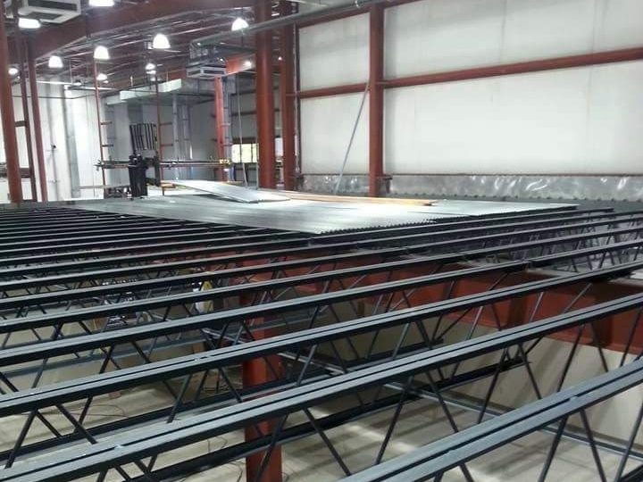 Steel Joist Metal Decking Mezzanine