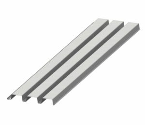 This product image shows an N roof deck (deep rib) from O’Donnell Metal Deck.